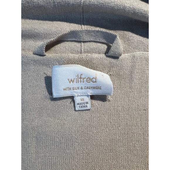 Aritzia Wilfred Sweater Flaubert Cardigan Silk Cashmere Quiet Luxury Capsule - Picture 5 of 6